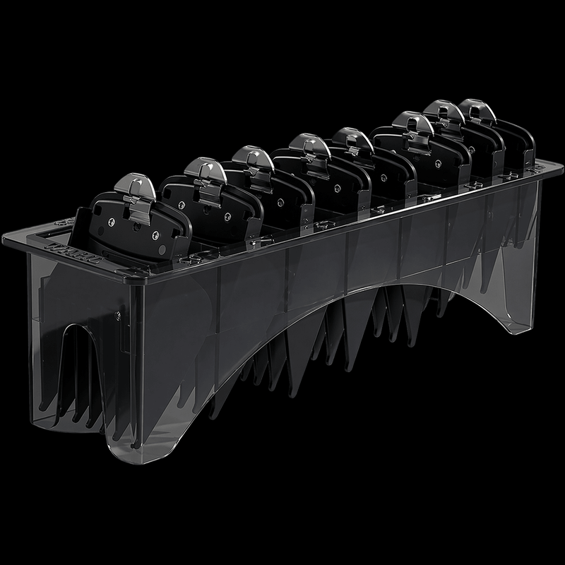 Wahl clipper guard holder rack for 8 pack premium cutting guides organizer for barbers