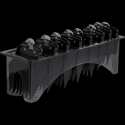 Wahl clipper guard holder rack for 8 pack premium cutting guides organizer for barbers