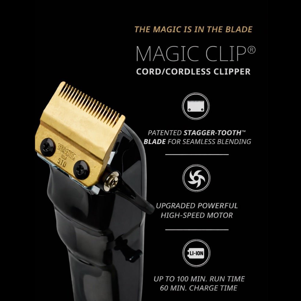 Wahl Cordless Magic Clip - Black | Primos Barber Supply