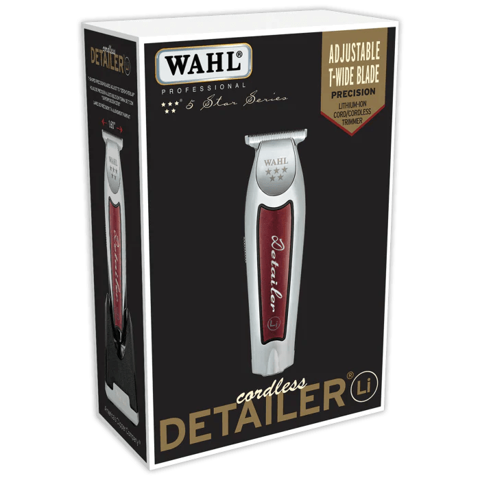 Wahl Detailer LI hair trimmer packaging on a white background