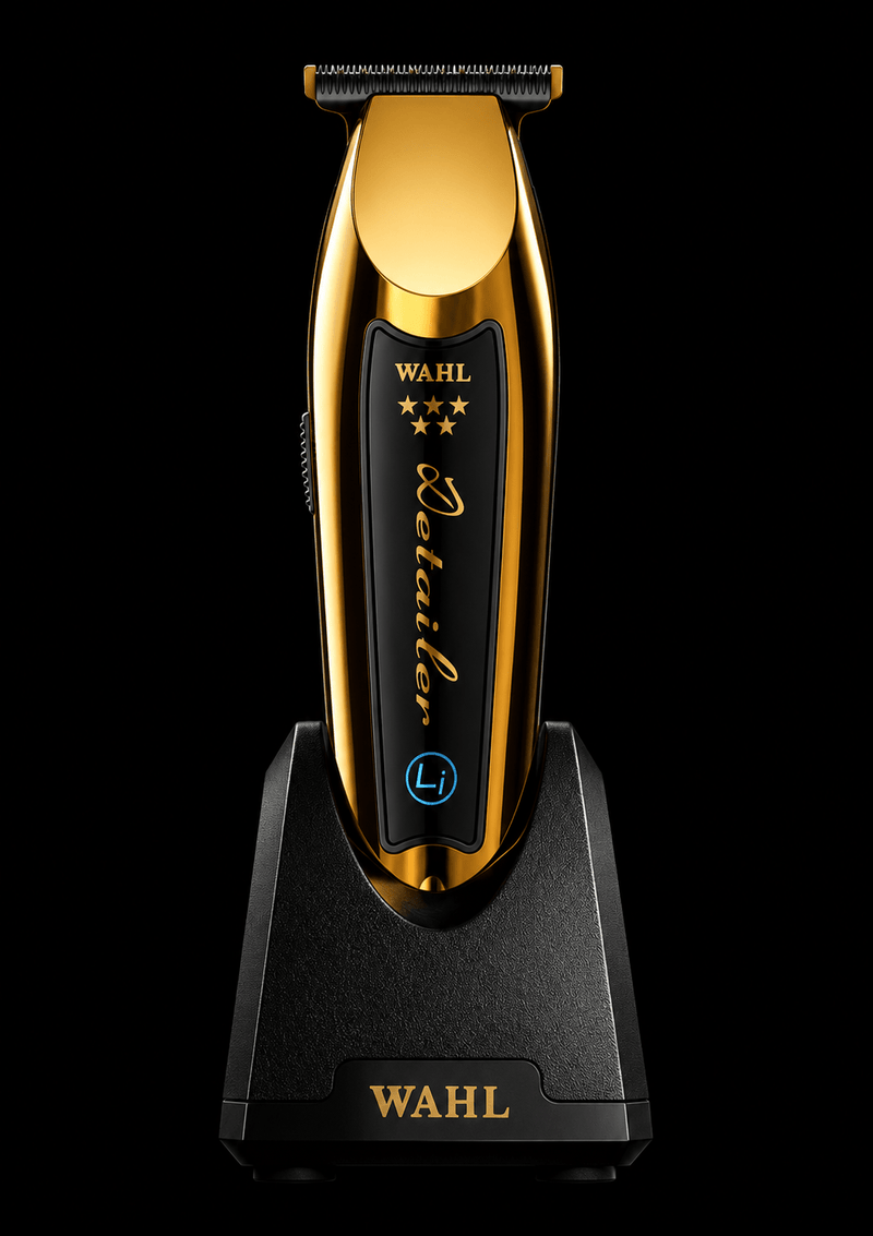 Wahl Cordless Detailer Li Gold Trimmer with Charging Stand