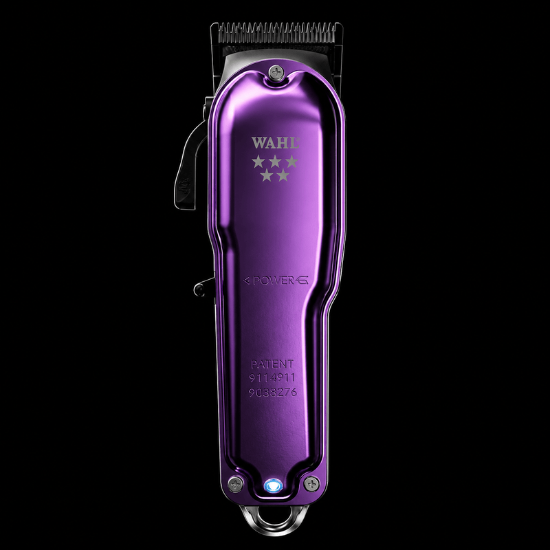 Wahl Legend Plus cordless clipper purple limited edition all metal barber clipper