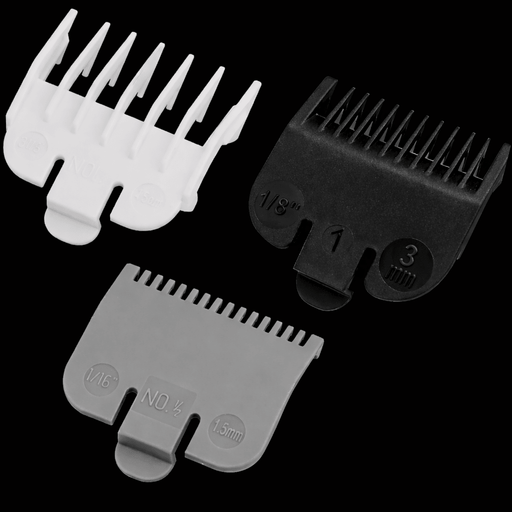 Wahl Plastic Clipper Guards professional hair clipper guards set
