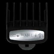 Wahl hair clipper comb attachment on a black background