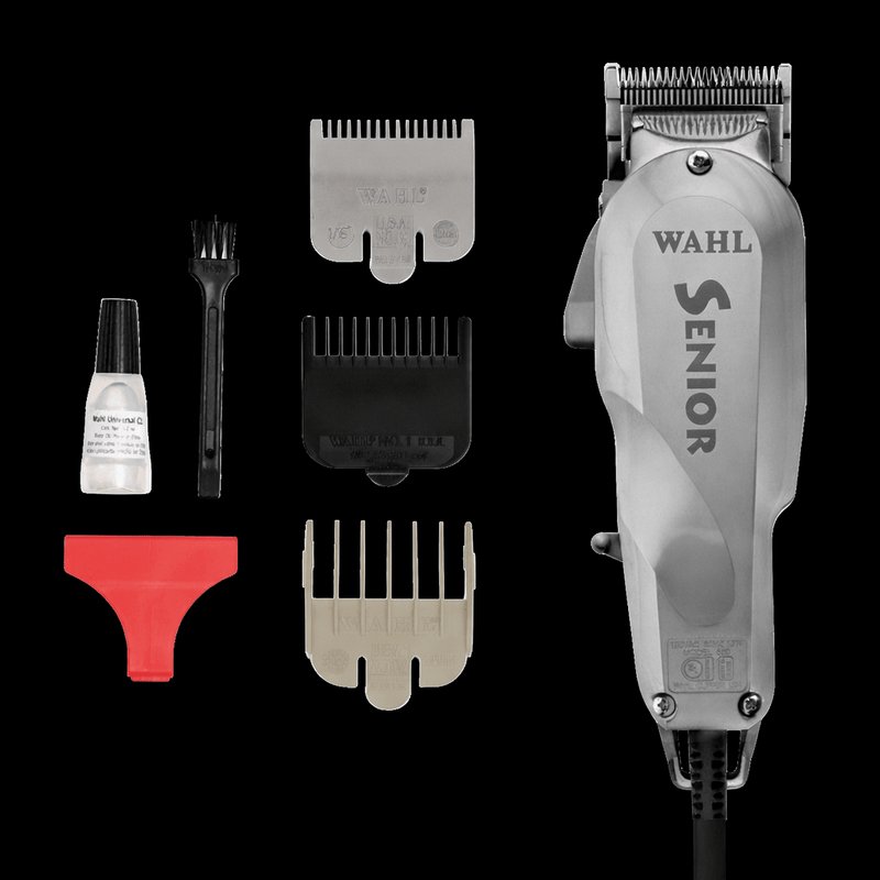 Wahl Senior corded clipper kit with guards oil brush and accessories