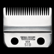 Wahl clipper blade on a black background