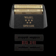 Wahl Super Close foil shaver replacement head with gold foil and cutters for close shave barber use Primos Barber Supply