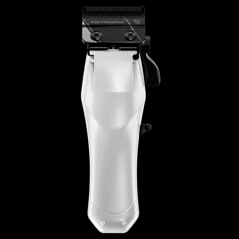 Wahl Vapor CE Limited Edition 26 cordless clipper rear view with F32 Fadeout blade