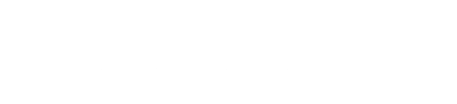 White 'Cocco' logo on a black background